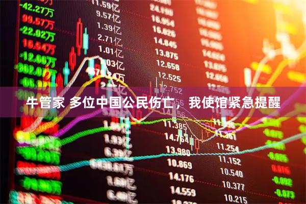 牛管家 多位中国公民伤亡，我使馆紧急提醒